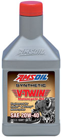  20W-40 Synthetic V-Twin Motorcycle Oil for Victory & Indian motorcycles